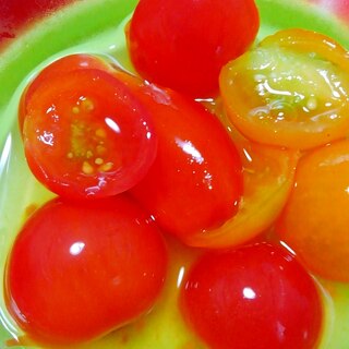 ミニトマトのハチレモ♡